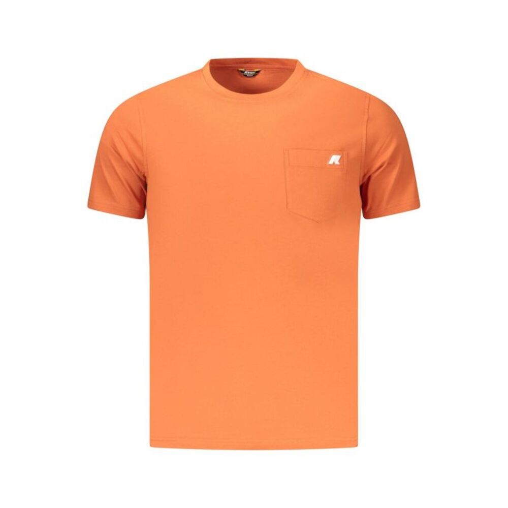 K-WAY Orange Cotton Men's Men's T-Shirt